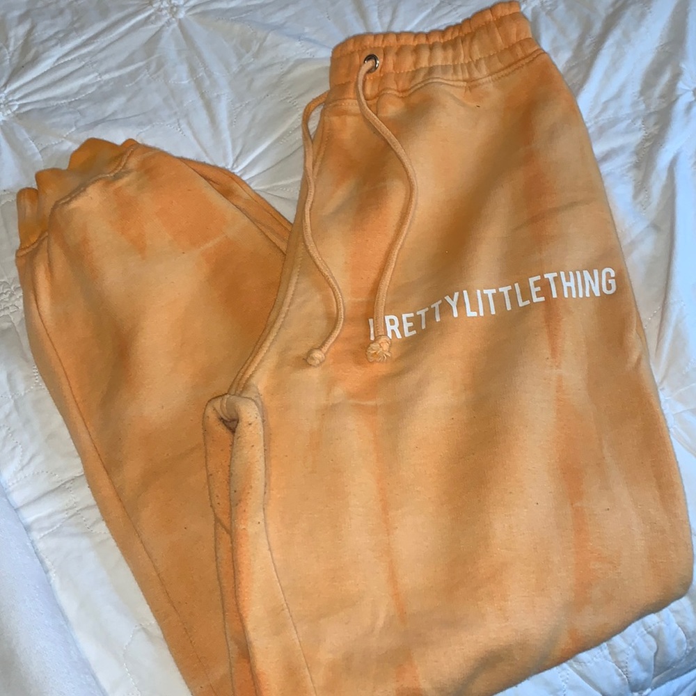 PrettyLittleThing Tie-Dye High Rise Sweats